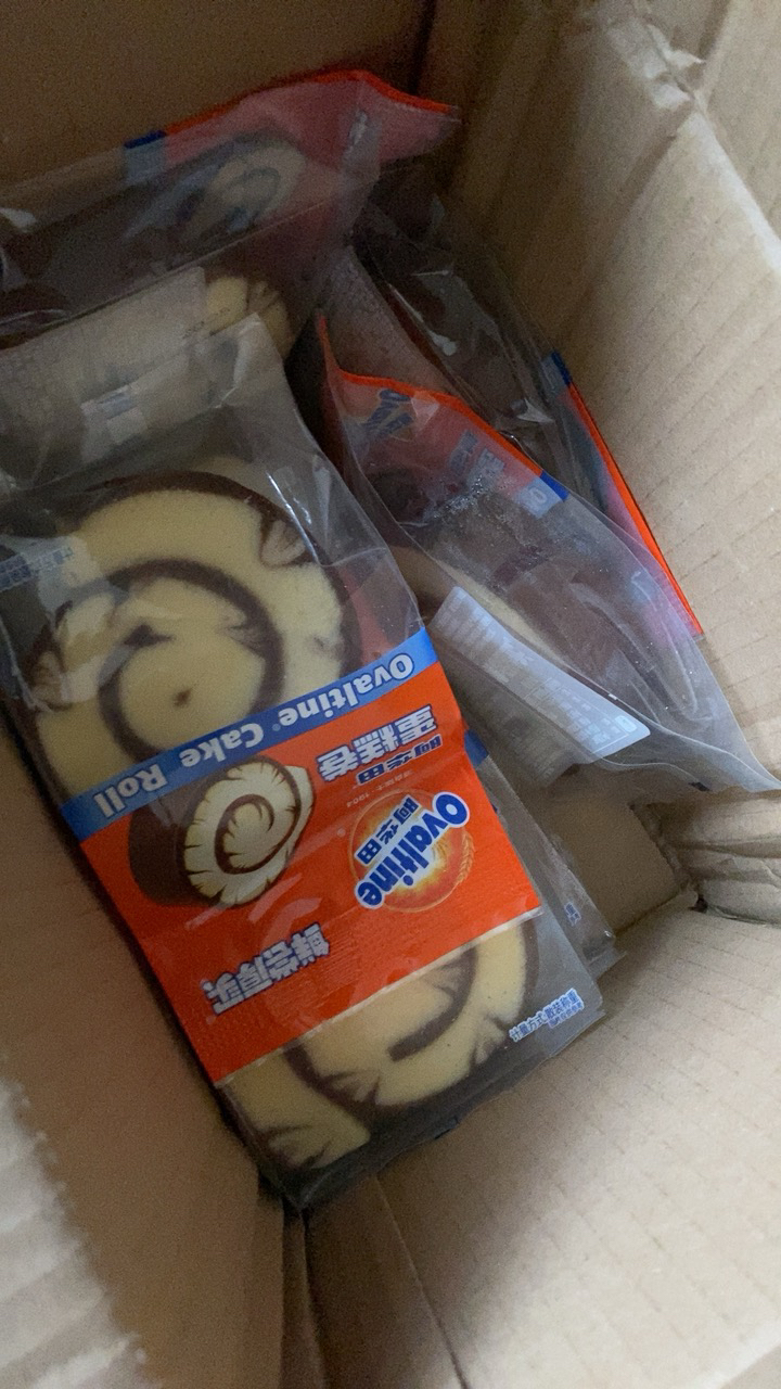 鲜尝厚买阿华田蛋糕卷1000g 可可味瑞士卷夹心蛋糕面包独立包装早餐零食两斤装晒单图