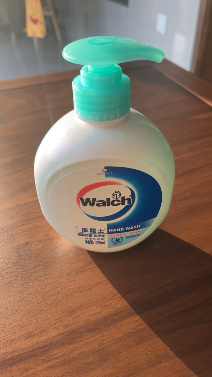 威露士(Walch)健康抑菌洗手液(健康呵护)525ml大瓶装杀菌99.9% 清香保湿洗护手晒单图