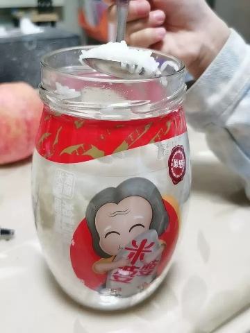 米婆婆米酒醪糟新升级低甜度808gx1瓶0蔗糖商超同款孝感米酒酒酿晒单图