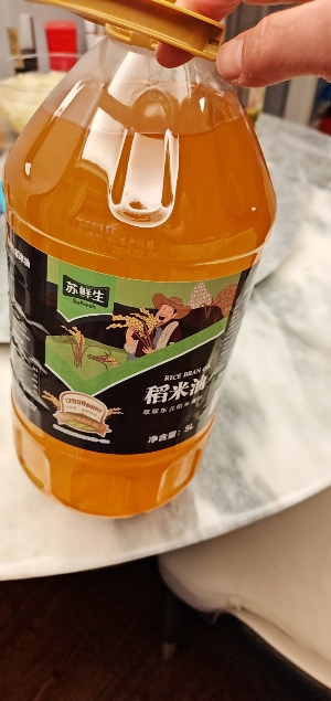 苏鲜生 [苏宁自有品牌] 稻米油5L(12000PPM)晒单图