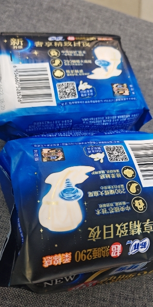 苏菲卫生巾超熟睡裸感肌加长290mm 5片2包量多日用轻薄棉柔晒单图