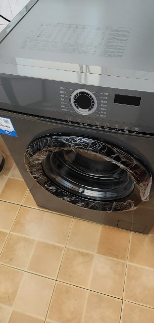 海尔(Haier)滚筒洗衣机10公斤大容量全自动变频 残双喷淋防留 健康除菌螨洗衣机 筒自洁 XQG100-B29晒单图