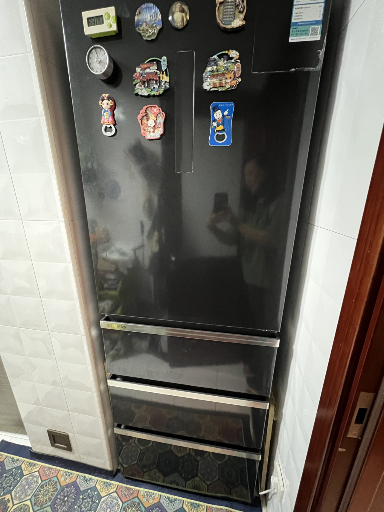 西门子 406L多门变频冰箱大容量四开门电冰箱 65.5cm宽占地小 百变储鲜 灵活嵌入支持国家补贴KF52VA649C晒单图