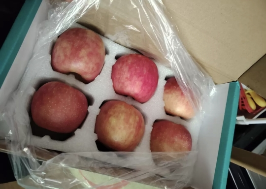 洛川苹果 陕西延安洛川新品种秦脆苹果水果 6枚大果秦脆大果85mm以上晒单图