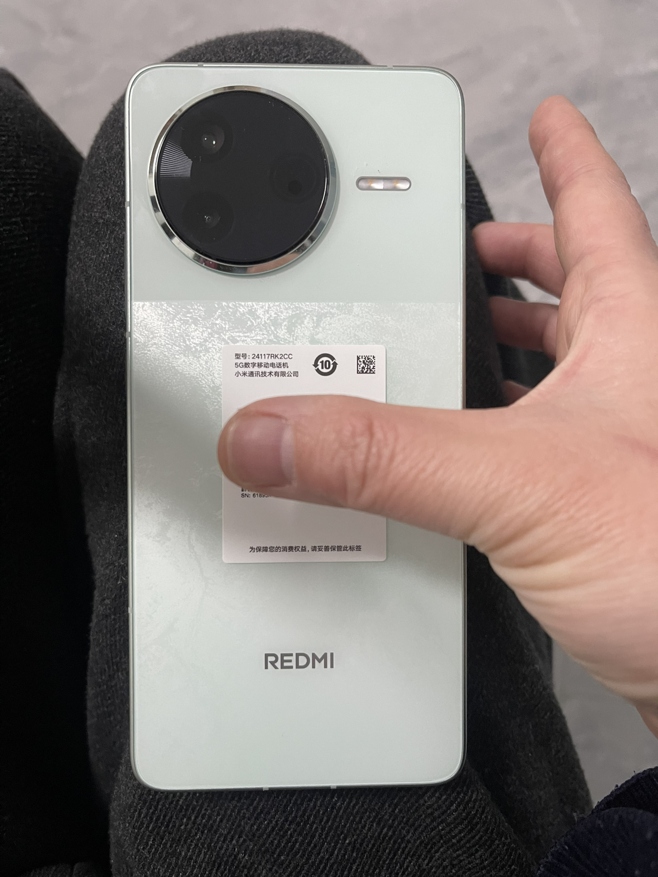[国家补贴]小米 REDMI Redmi K80 山峦青 16+512 手机骁龙8Gen3新品新款上市红米Xiaomi小米澎湃OS晒单图