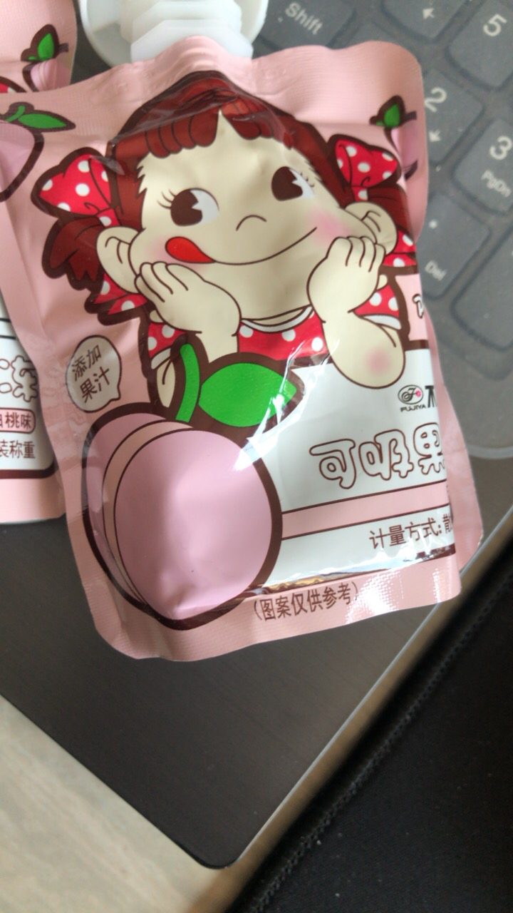 不二家吸吸果冻白桃味*6包卡通可爱儿童礼物可吸果冻幼儿园分小孩休闲零食品晒单图