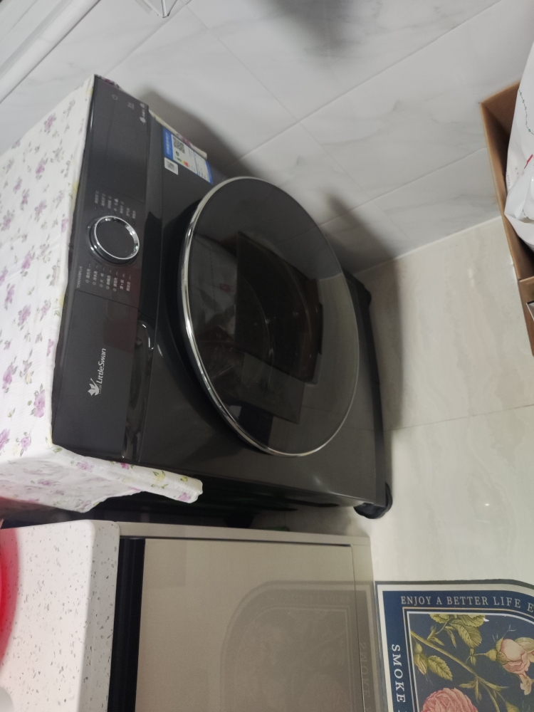 小天鹅滚筒洗衣机全自动 洗烘一体机水魔方护形护色10公斤大容量1.1洗净比以旧换新TD100V618PLUS晒单图