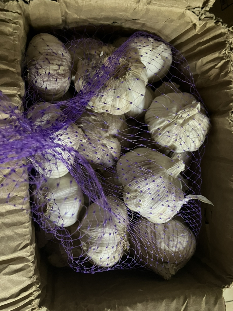 [西沛生鲜]河南新鲜紫皮分蒜 干大蒜 多瓣大蒜 净重3斤 大果 农家蔬菜 产地直发 西沛晒单图