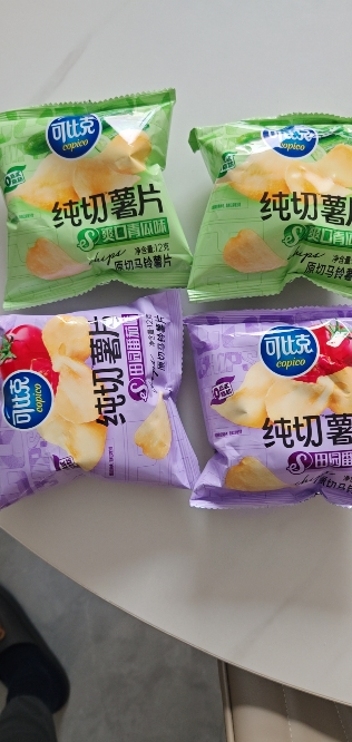可比克纯切薯片12g*4袋随机口味追剧零食膨化大礼包休闲食品晒单图
