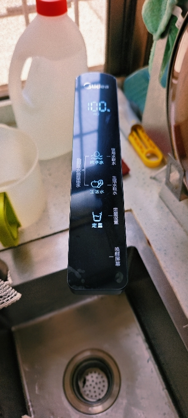 美的(Midea)净水器家用净水机星河净水器系列T1200GPRO大通量净饮一体零陈水数显双出水厨下直饮水机反渗透过滤晒单图