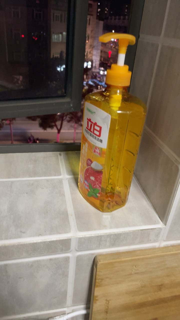 立白小苏打薄荷洗洁精1kg去油渍果蔬去农残温和不伤手晒单图