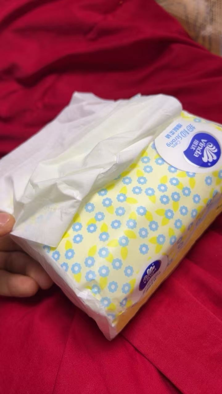 维达细韧抽纸3层S码100抽6包卫生纸 家用实惠装餐巾纸面巾纸卫生纸纸巾(新旧包装交替发货)晒单图