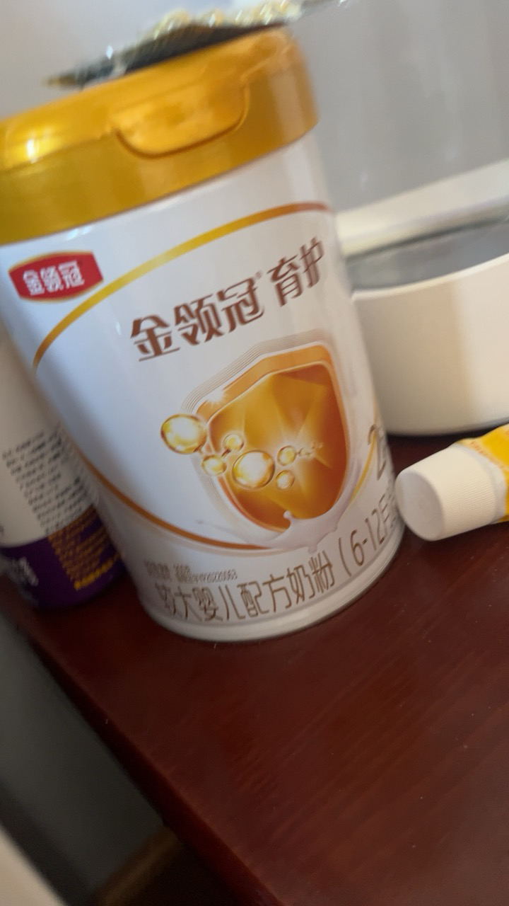 伊利(YILI)金领冠育护较大婴儿配方奶粉 2段(6-12个月适用) 900g罐装(新旧包装随机发货)晒单图
