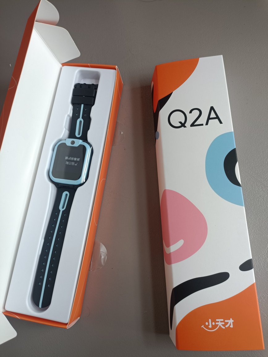 [官方正品]小天才电话手表Q2A蓝色长续航儿童手表 GPS定位智能手表 学生儿童移动联通电信4G视频拍照手表手机男女孩晒单图