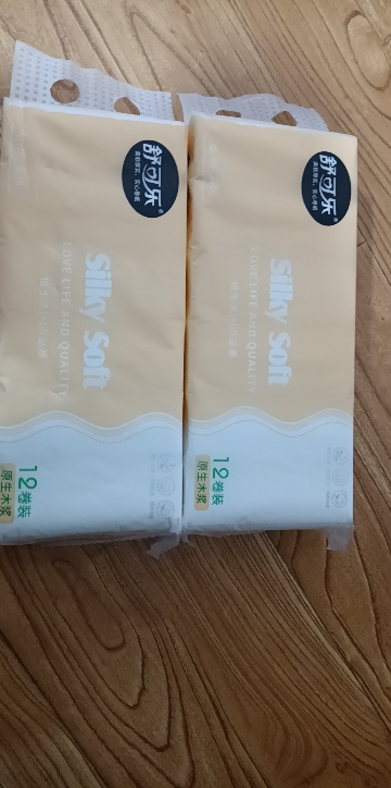 舒可乐卫生纸24卷家用整箱实惠装原生木浆卷纸无芯厕纸手纸厕所纸巾晒单图