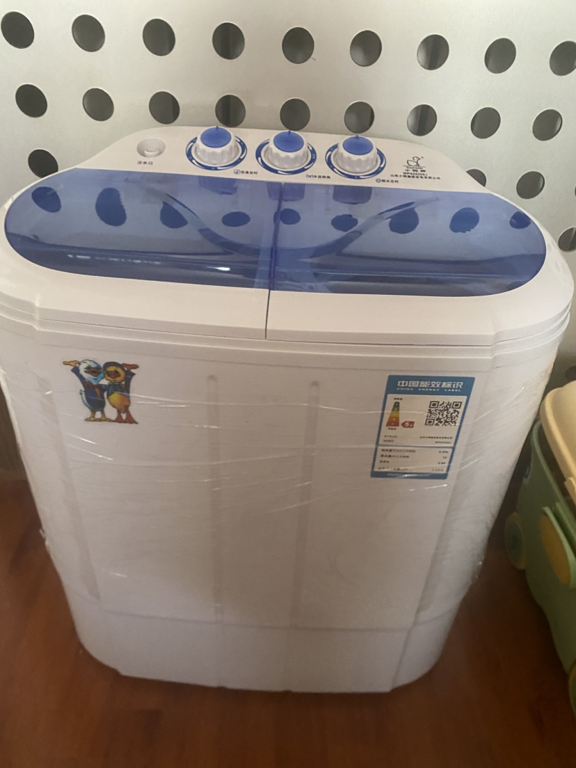 小鸭迷你洗衣机小型双桶双缸家用半自动母婴儿童宝宝内衣裤洗脱一体晒单图