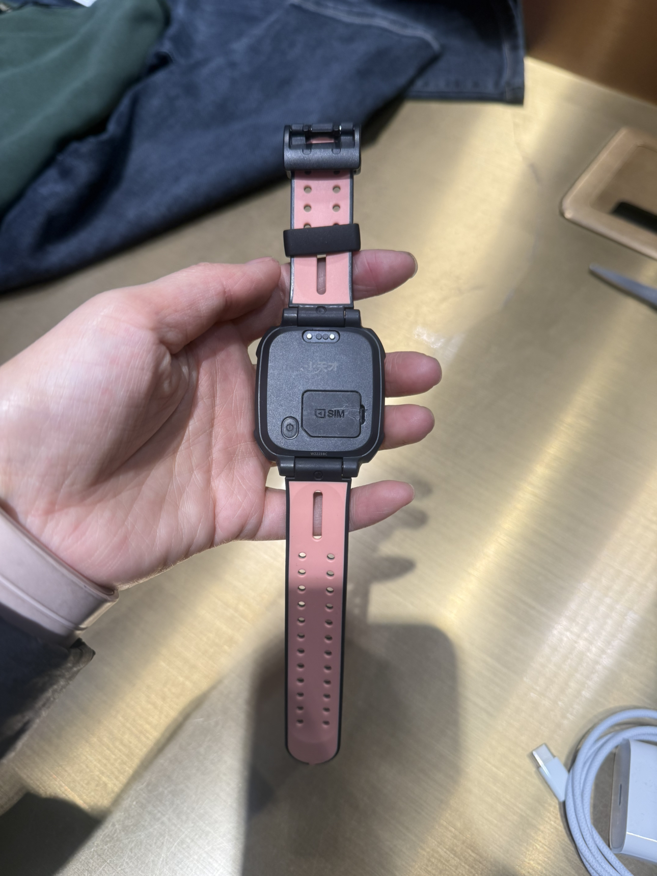 小天才儿童电话手表Q2A星云粉 彩色表带版 长续航防水GPS定位智能手表 学生儿童移动联通4G视频拍照手表手机男女孩晒单图