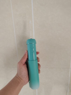 飞科(FLYCO)电动洗冲牙器便携清洁充电全身水洗杀菌预防蛀牙附带正畸喷嘴 FP7800天际蓝晒单图