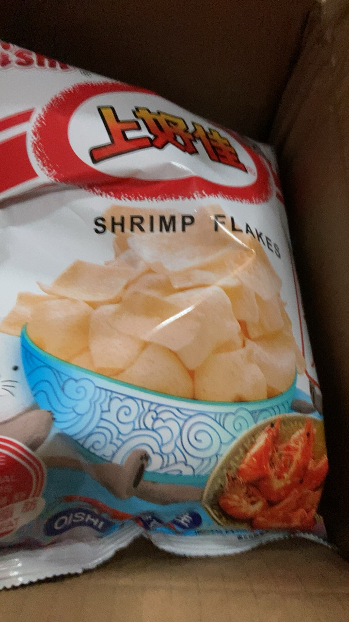 上好佳鲜虾片80g*2包膨化休闲零食儿童怀旧食品小吃晒单图