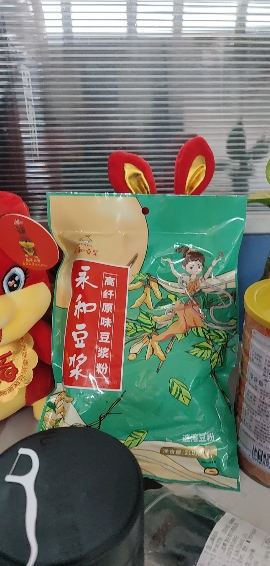 永和豆浆高纤原味豆浆粉210g*2袋早餐麦片搭档即食速溶 现磨口感豆渣 高纤原味*2包晒单图