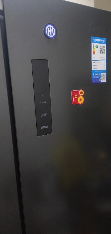 [自营]美的冰箱407升61cm超薄十字对开门四门多门电冰箱一级变频无霜净味超低音 BCD-407WSPZM(E)月夜灰晒单图