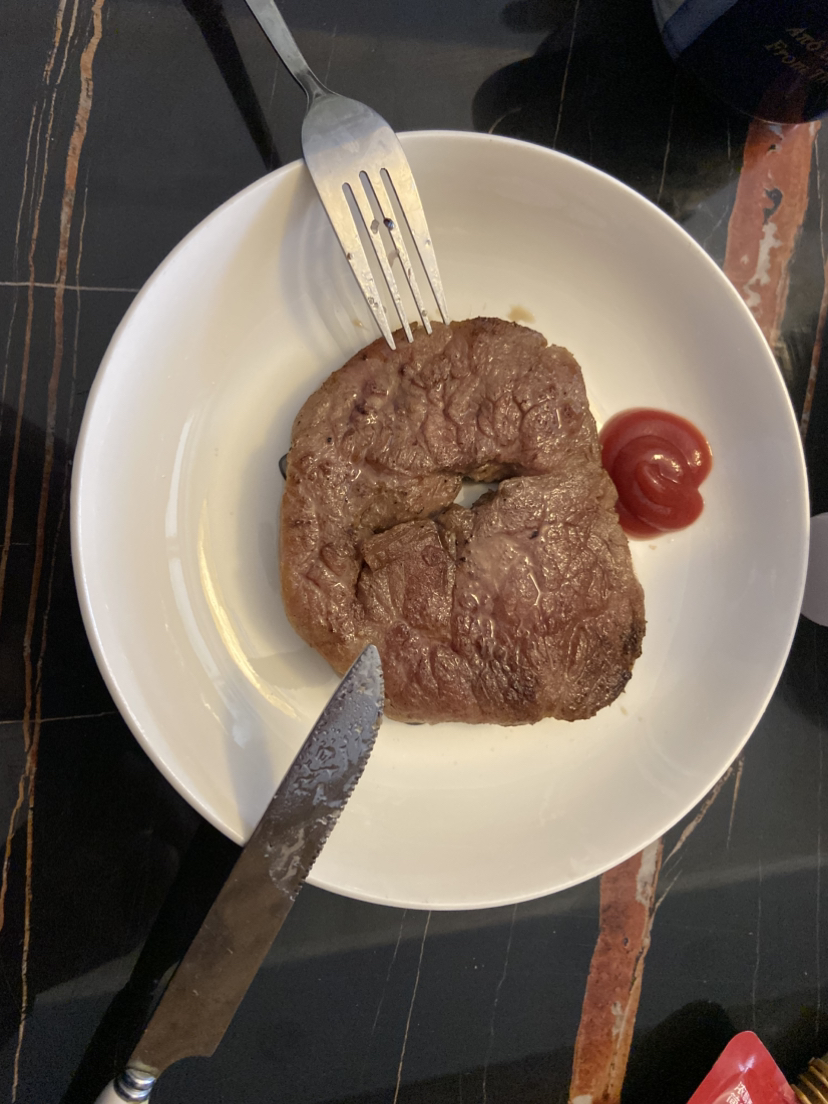 暖男厨房原肉 整切牛排生鲜 眼肉儿童牛排组合10片套装1300g(送刀叉+黑椒酱)晒单图