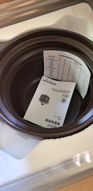苏泊尔(SUPOR)电炖锅煲汤锅养生锅中华炽陶4L大容量智能预约 红陶内胆 多功能电砂锅电炖锅单胆TG40YC1-60晒单图