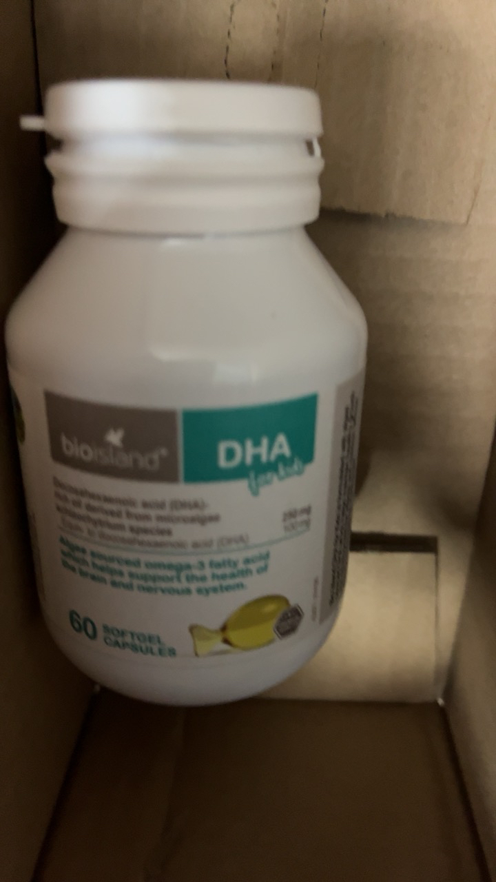 佰澳朗德(Bio Island)婴幼儿童DHA海藻油胶囊60粒/瓶宝宝脑眼健康 香港/保税随机发晒单图