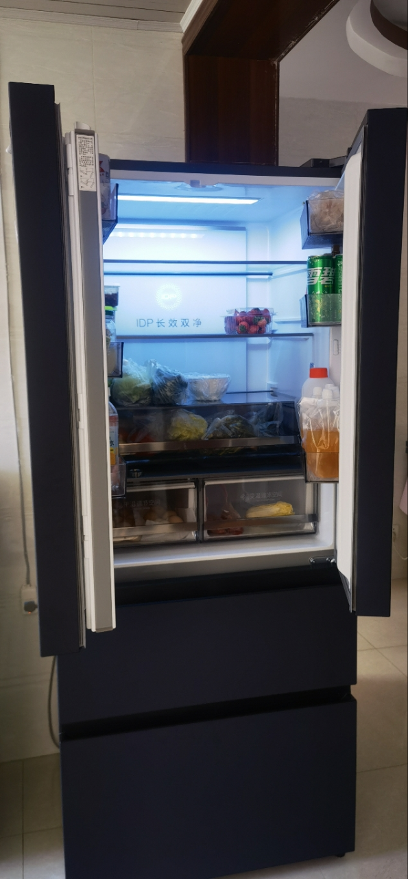 容声526升双净双系统法式多门四开门电冰箱家用一级能效风冷无霜节能大容量国家补贴BCD-526WD1MPA灰晒单图