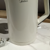 美的(Midea)电水壶MK-HJ1522电热水壶304不锈钢双层防烫速热自动断电大容量烧开水壶晒单图
