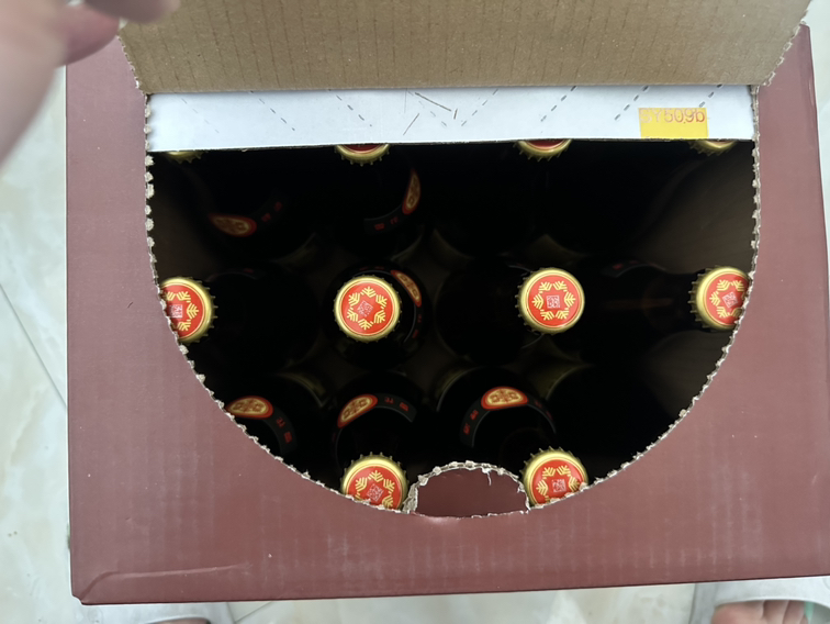 雪花啤酒(snowbeer)经典沈阳老雪 12度 经典劲道足640ml*12瓶装晒单图