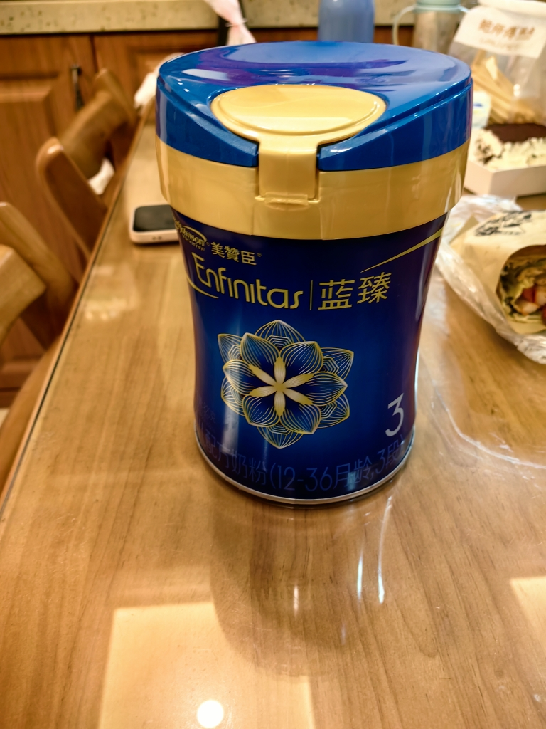 美赞臣蓝臻幼儿配方奶粉含乳铁蛋白(12-36月龄.3段)820gx1罐晒单图