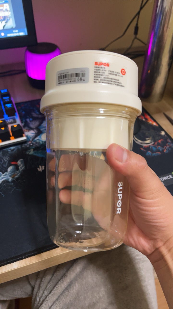 苏泊尔榨汁杯果汁杯随行杯家用无线便携式小型户外随行杯 JC320晒单图