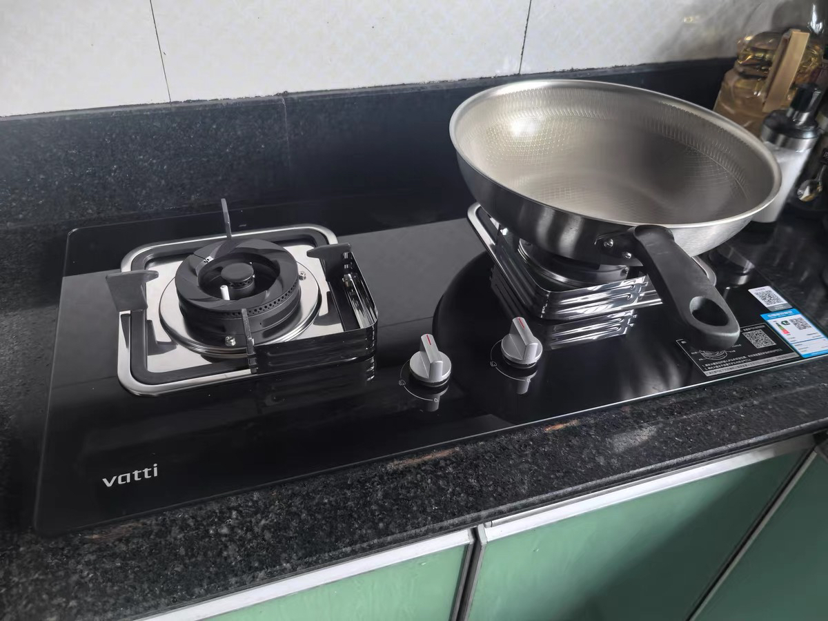 华帝(vatti)4.3KW大火力 天然气燃气灶i10055B(液化气联系客服) 一级能效钢化玻璃双眼灶 台嵌两用灶具晒单图
