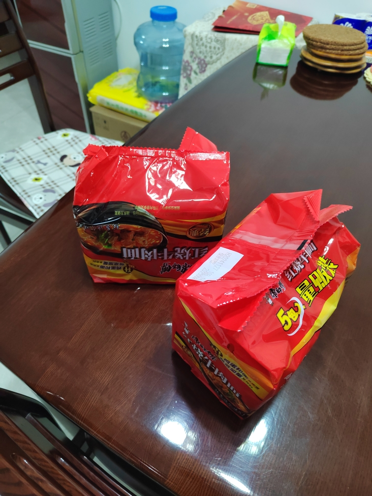 康师傅 经典红烧牛肉面五连包105g*5袋 /包(2包组)泡面袋装速食 方便食品晒单图
