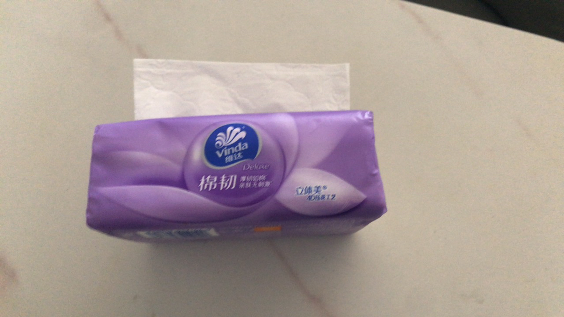 维达棉韧立体美4D压花抽纸3层S码90抽24包 家用实惠装餐巾纸面巾纸卫生纸纸巾(整箱销售)(新旧包装交替发货)晒单图