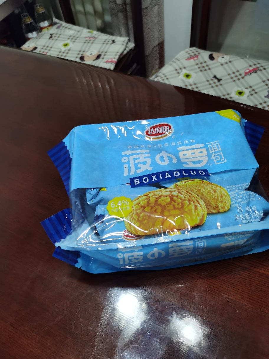 达利园菠小萝面包240g*2袋装早餐休闲食品零食小吃健康夜宵晒单图