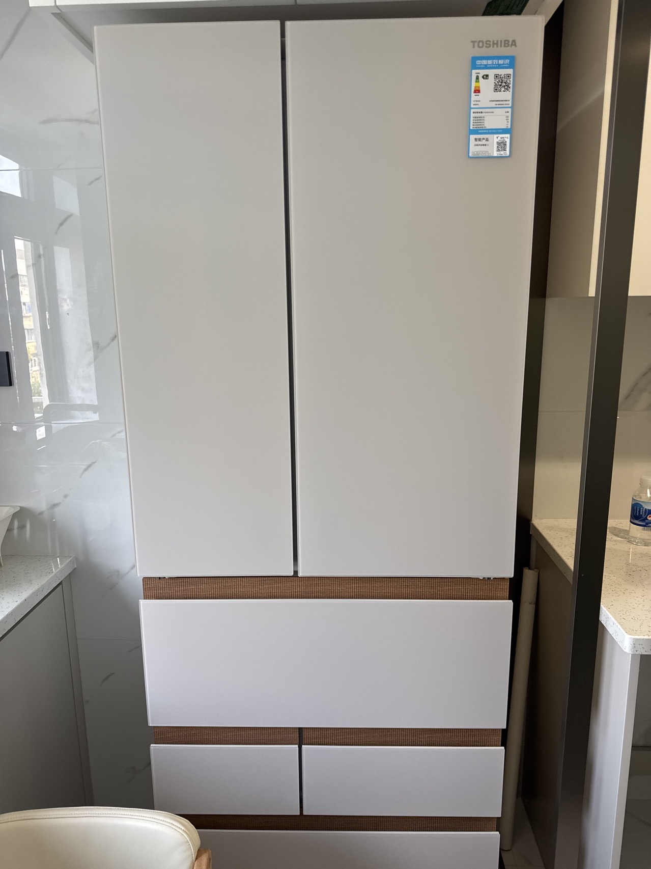 东芝冰箱GR-RM486WI-PG1D3玉瑾纱晒单图