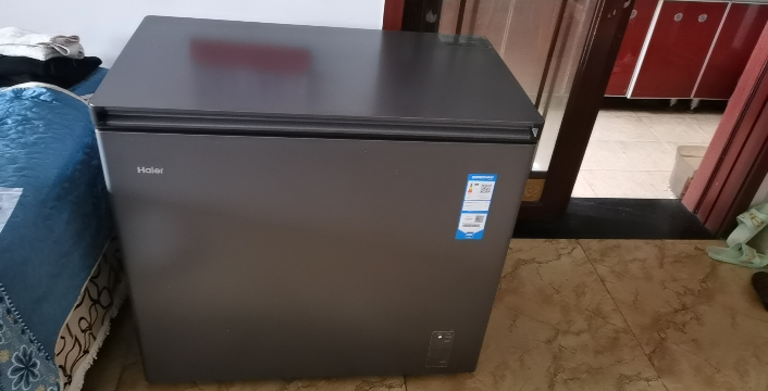 海尔(Haier)200升 家用卧式冰柜 冷柜 小冰箱 风冷无霜 一级能效 BC/BD-200WGHESM晒单图