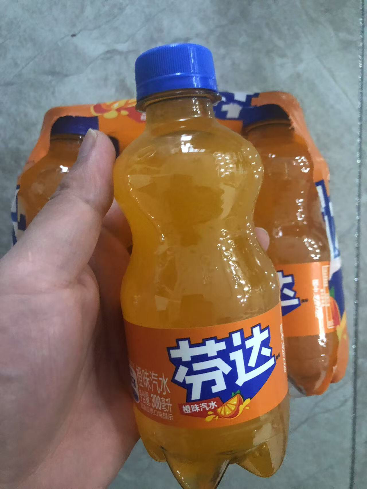 芬达300ml*6瓶橙子味碳酸饮料迷你便携装夏日汽水饮料晒单图