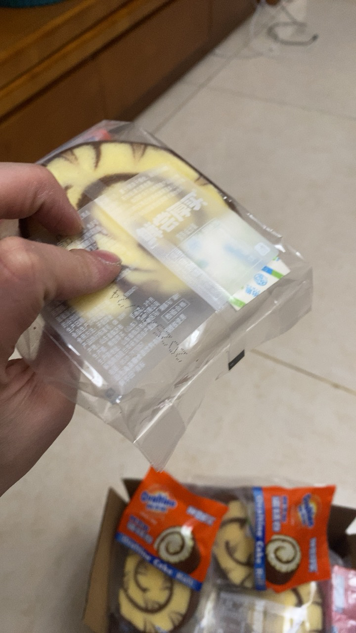 鲜尝厚买阿华田蛋糕卷1000g 可可味瑞士卷夹心蛋糕面包独立包装早餐零食两斤装晒单图