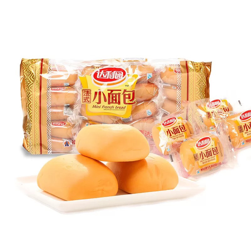 达利园 小面包400g袋装 早餐食品糕点办公室休闲零食法式香奶味手撕面包晒单图