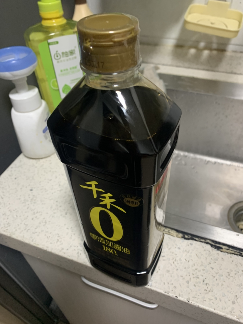 千禾头道原香180天1L特级生抽炒菜凉拌调味品粮食酿造酱油晒单图