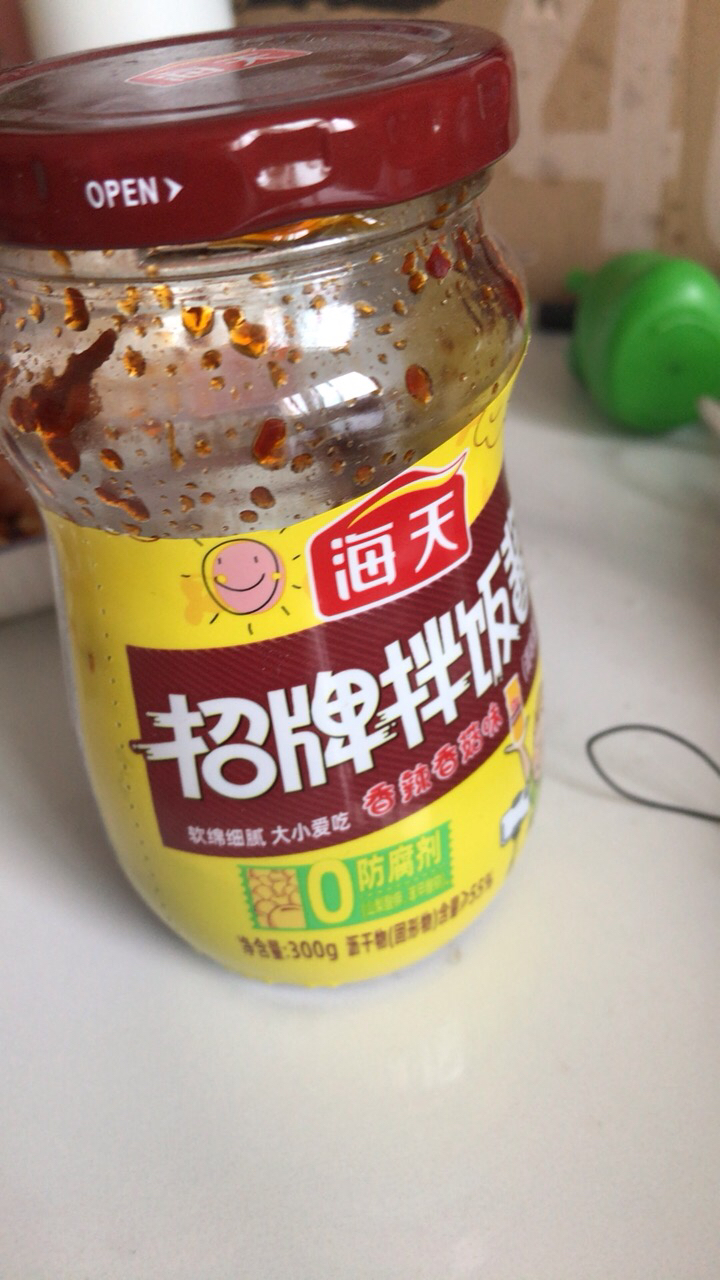 海天招牌拌饭酱300g香辣香菇酱豆豉油辣椒酱下饭菜拌面酱料晒单图