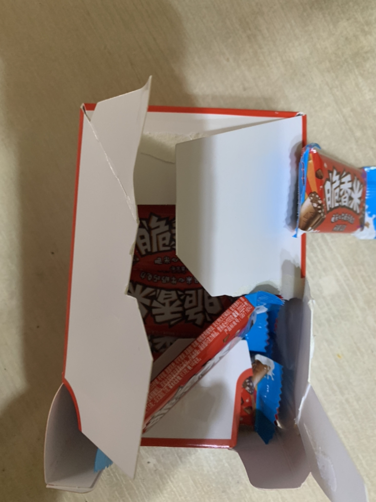 脆香米夹心牛奶巧克力192g*2盒装晒单图