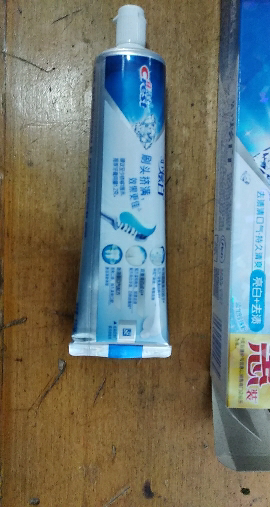 佳洁士3D炫白双效牙膏170g 美白去黄去牙渍防渍含氟防蛀清新口气晒单图