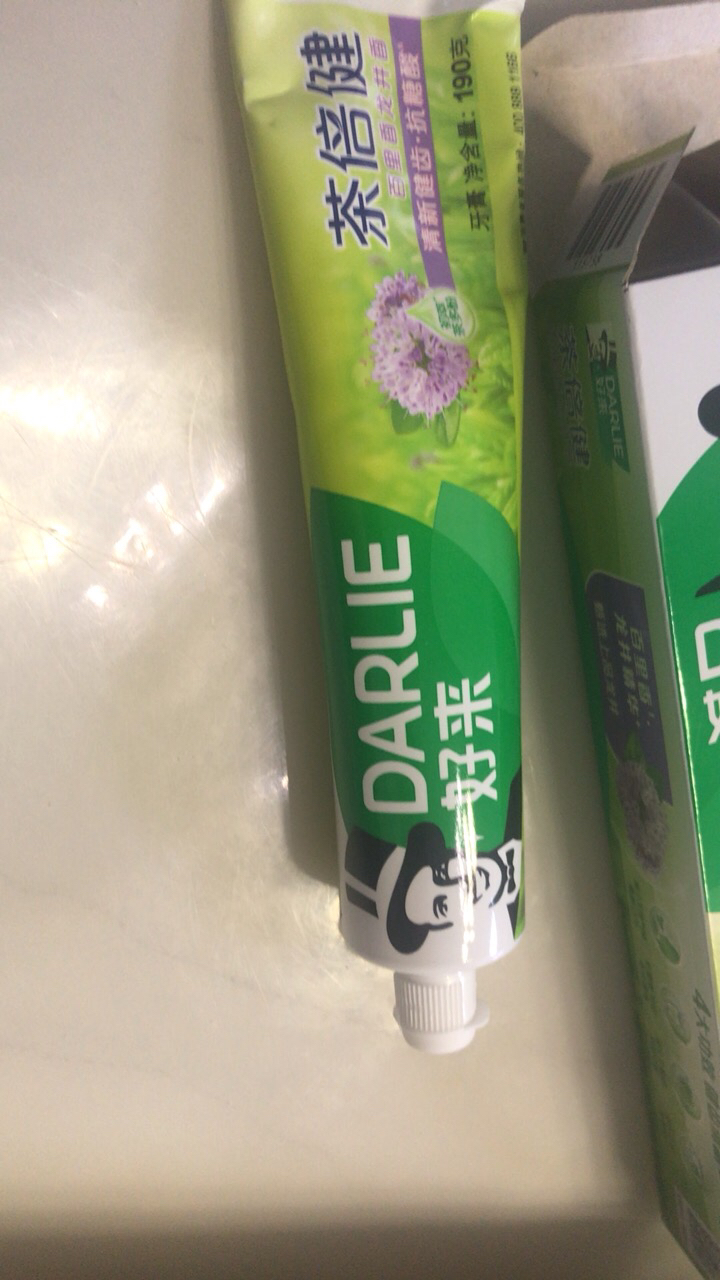 DARLIE好来(原黑人)初萃茶多酚牙膏茶倍健百里香龙井绿茶健齿防蛀清新口气190g晒单图