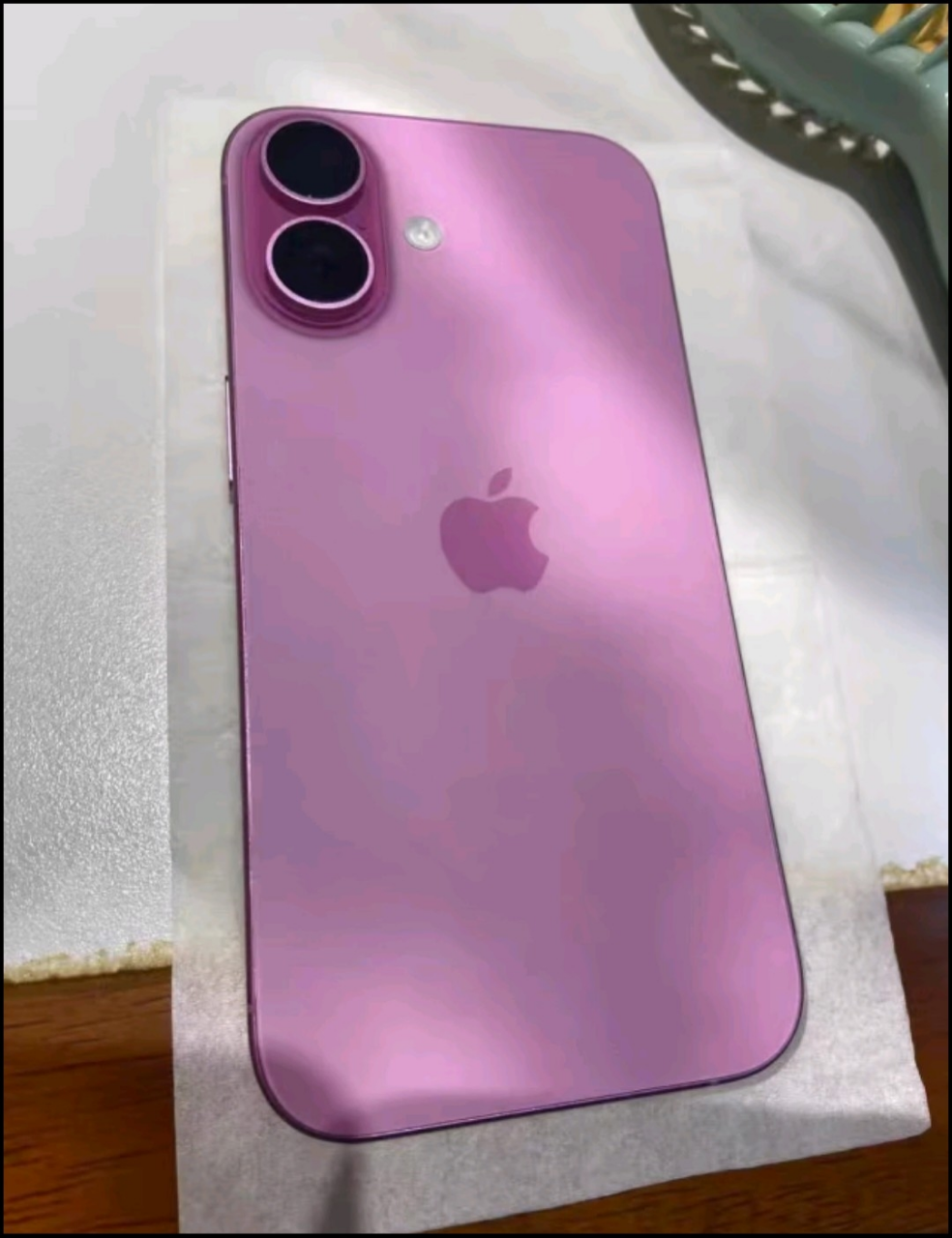 Apple iPhone 16 128G 粉色 移动联通电信5G双卡双待手机晒单图
