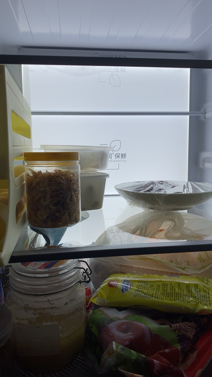 海尔(Haier)410升两门冰箱全空间保鲜科技 EPP超净 零距离自由嵌入式BCD-410WLHC214GXU1(灰)晒单图