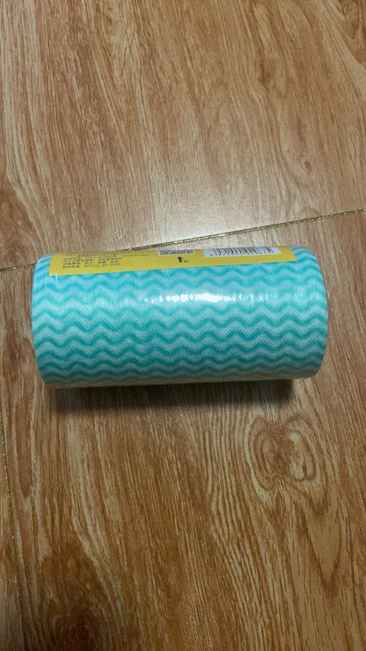 [苏宁宜品]新款彩色懒人抹布50片*1卷干湿厨房纸可水洗无纺布加厚一次性洗碗布颜色随机发货晒单图
